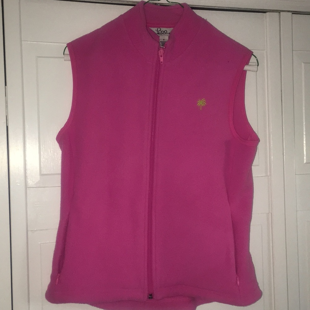 Lilly Pulitzer fleece vest